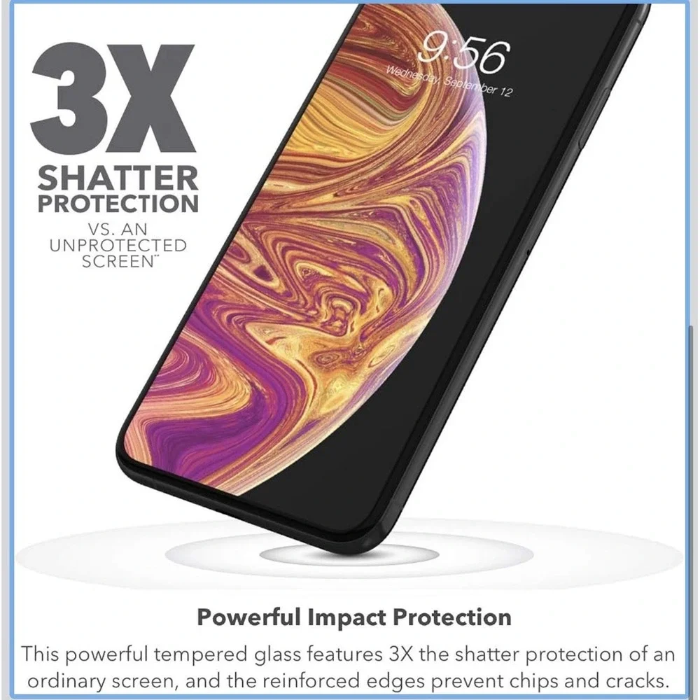 ZAGG Invisible Shield Glass Elite+ Screen Protector for iPhone 12/12 Pro New